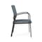 Lesro Newport Guest Chair Metal Frame, Charcoal, RF Serene Upholstery NP1101 - alternate 2